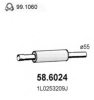 VW 1L0253409Q Middle Silencer